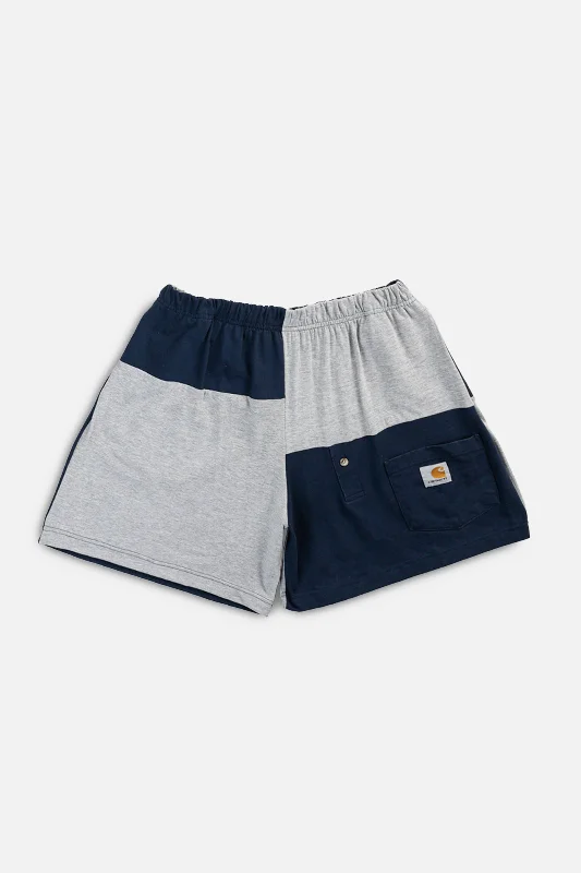 Unisex Rework Carhartt Patchwork Tee Shorts - L Terry Blend Velvet Blend Canvas Blend Unisex Rework Carhartt Patchwork Tee Shorts - L Terry Blend Velvet Blend Canvas Blend