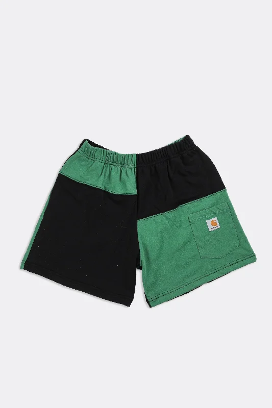 Unisex Rework Carhartt Patchwork Tee Shorts - S Nylon Fabric Polyester Fabric Spandex Fabric Unisex Rework Carhartt Patchwork Tee Shorts - S Nylon Fabric Polyester Fabric Spandex Fabric