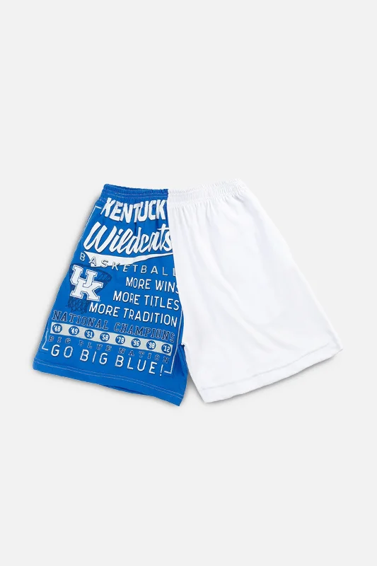 Unisex Rework Kentucky Wildcats Basketball Tee Shorts - XS Welt Pockets Slit Pockets Unisex Rework Kentucky Wildcats Basketball Tee Shorts - XS Welt Pockets Slit Pockets
