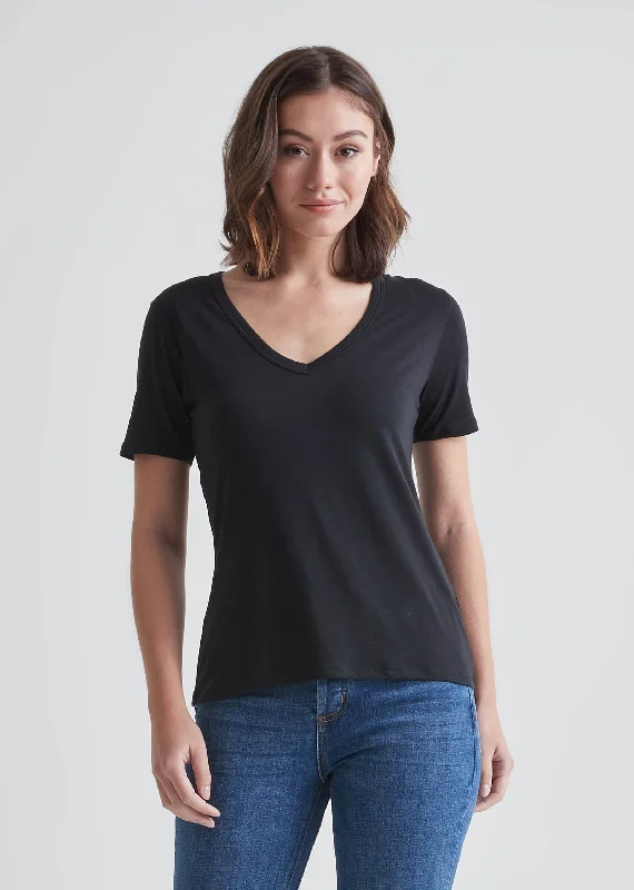 The Only Tee V-Neck - Black