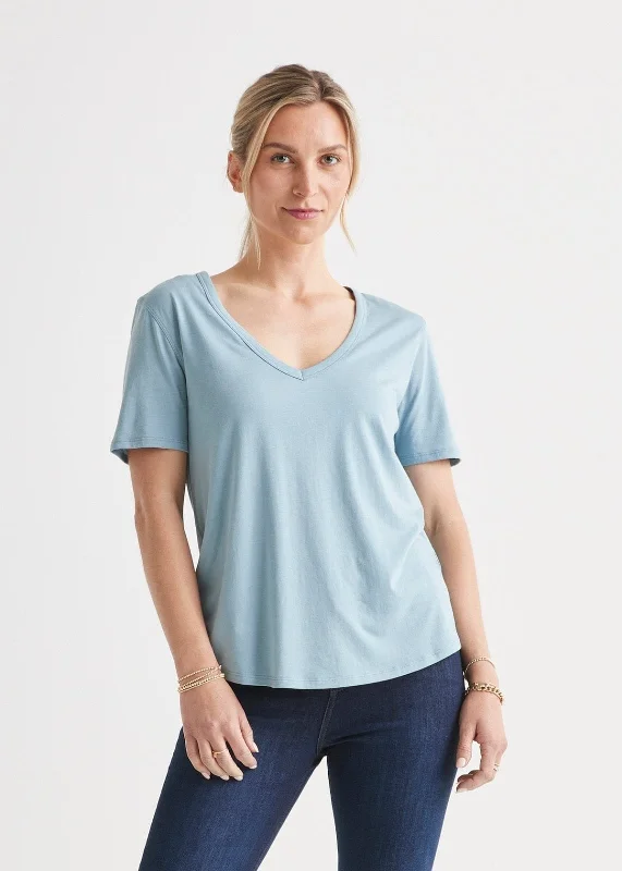 The Only Tee V-Neck - Pacific