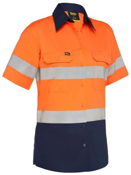 Women's Taped Hi Vis Cool Lightweight Drill Shirt (BL1896)