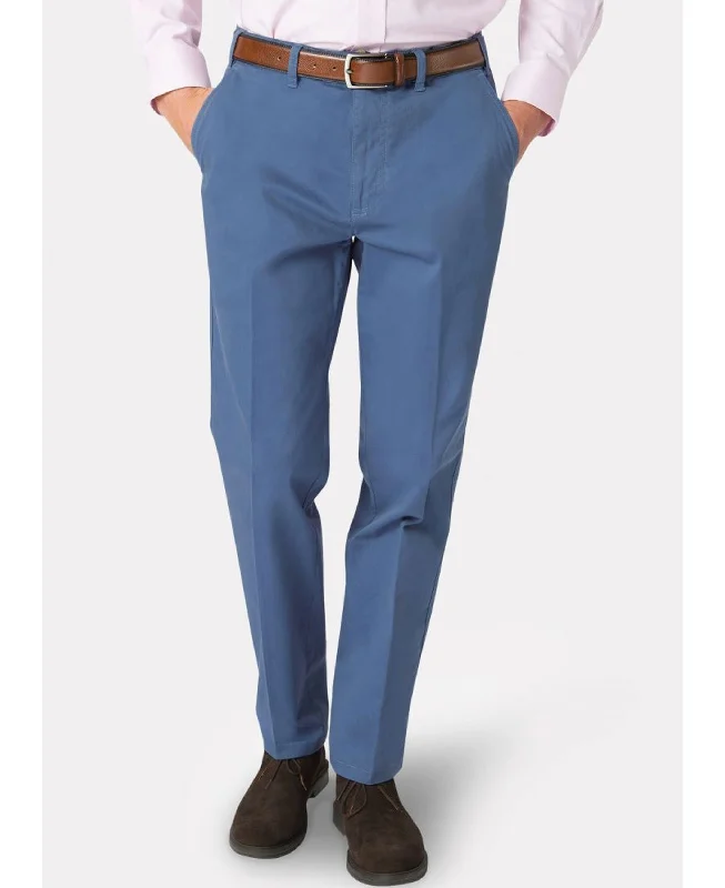 Ashdown Classic Trouser - Sea Blue Trousers Travel Practical