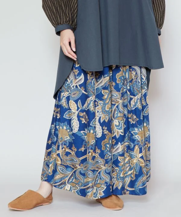 Navajo Pattern Wide Leg Trousers Trousers Chinos Classic