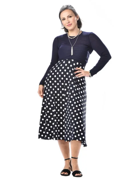 Polka Dot - Navy