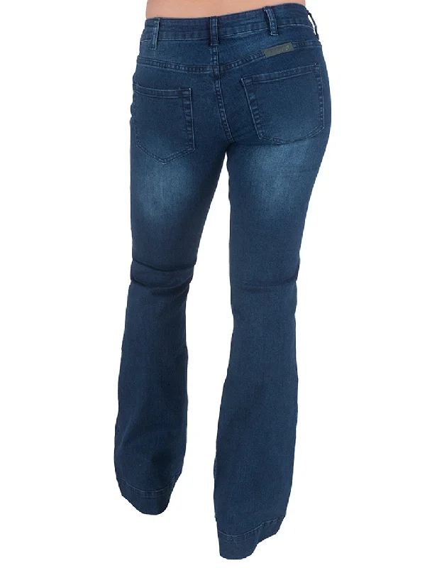 Womens' Just Tuff Trouser Jean Trousers Tapered Slim Fit