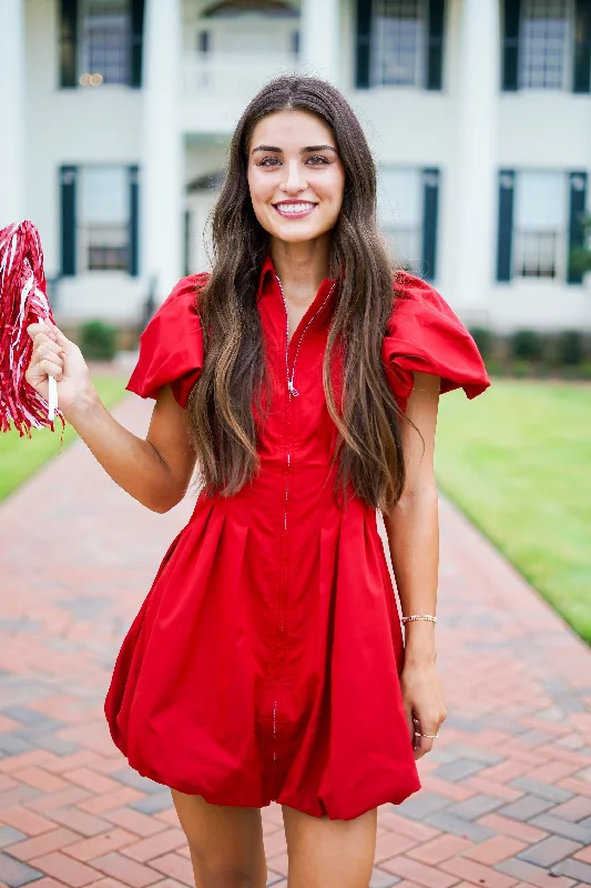 Elodie Dress - Scarlet