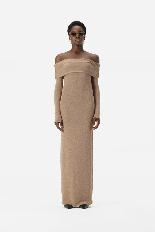 Harpa Dress Tan Marle