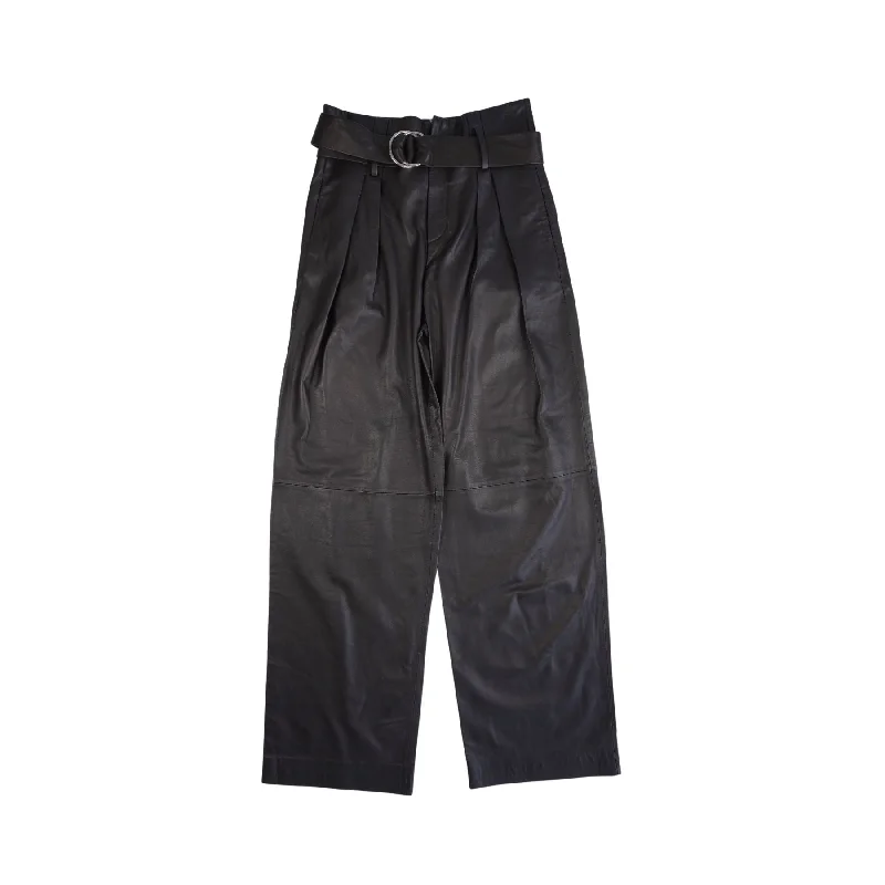 Iro Leather Trousers - Women's 38 Trousers cozy comfortable