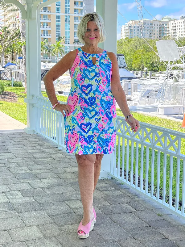 SECRET LOVE HEARTS KEYHOLE DRESS