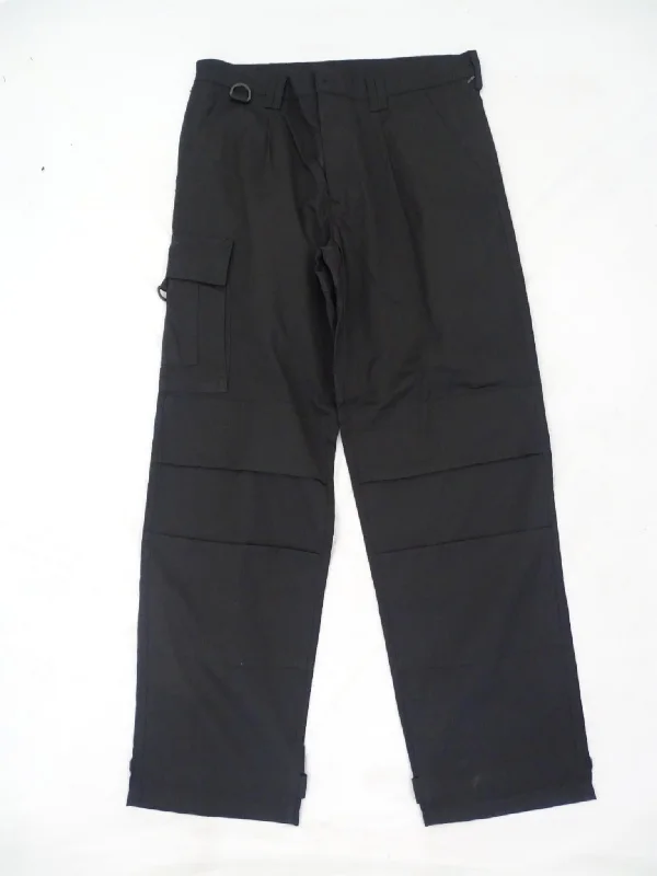 KIT DESIGN Women's Black Tactical Ripstop Cargo Trousers Style 1 Grade A Trousers practical easy-care
