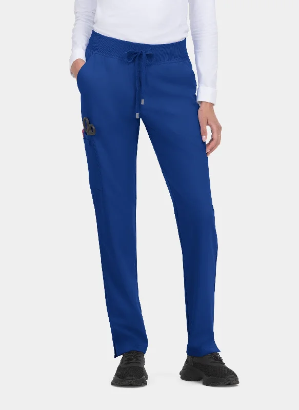 Koi Cureology Atria Scrub Trousers - Galaxy Wide Leg Loose Fit Mid Waist