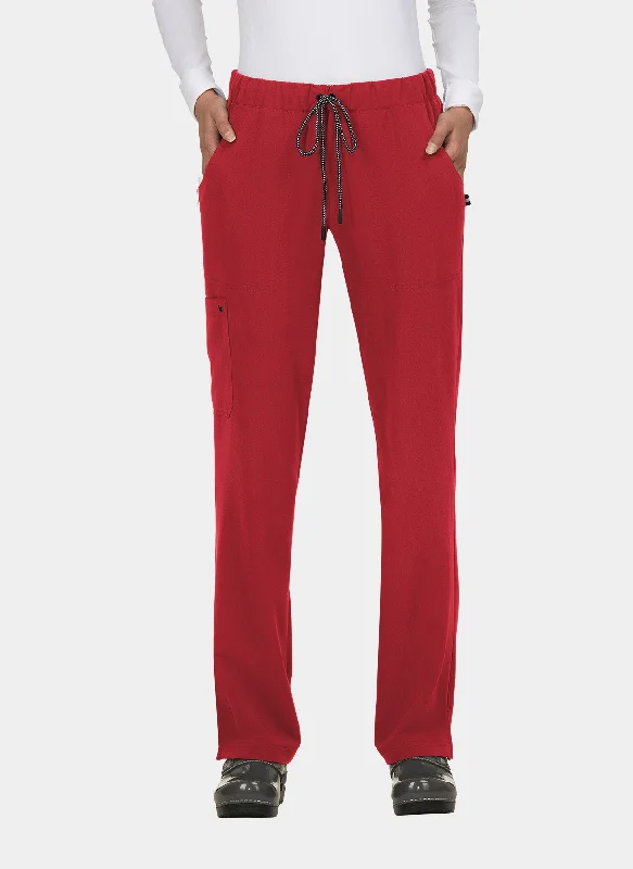 Koi Next Gen Everyday Hero Scrub Trousers - Ruby Trousers Mesh Breathable