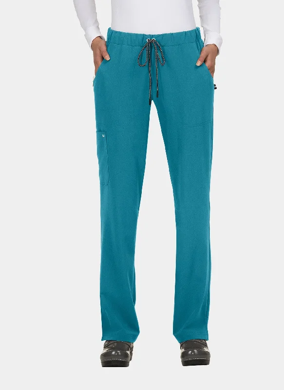 Koi Next Gen Everyday Hero Scrub Trousers - Teal Trousers Canvas Durable
