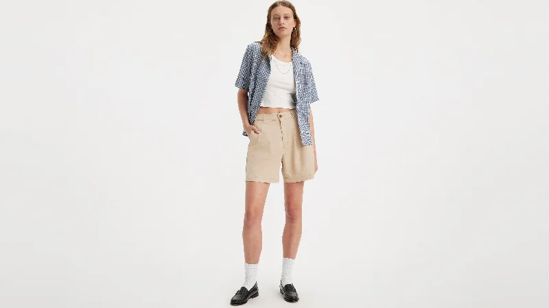 Levi's® Women's Pleated Trouser Shorts Trousers Palazzo Wide Leg
