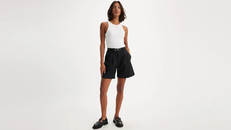 Levi's® Women's Pleated Trouser Shorts Trousers Cargo Utility