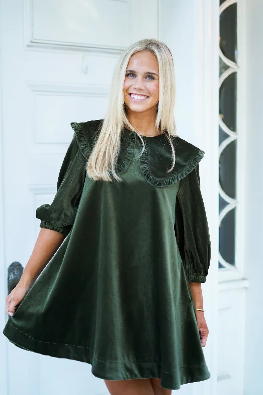 Odelia Dress - Olive