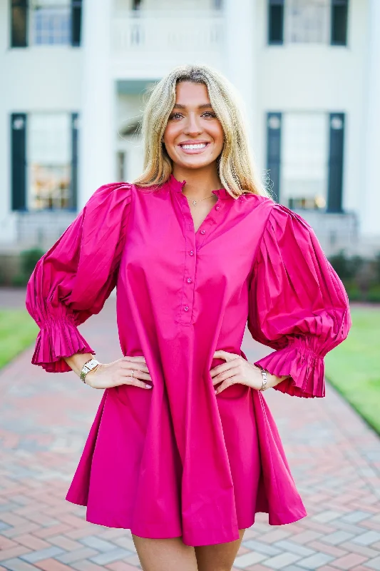 Park Dress - Berry