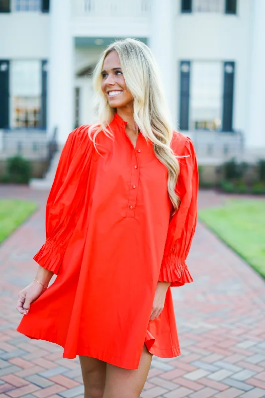 Park Dress - Orange