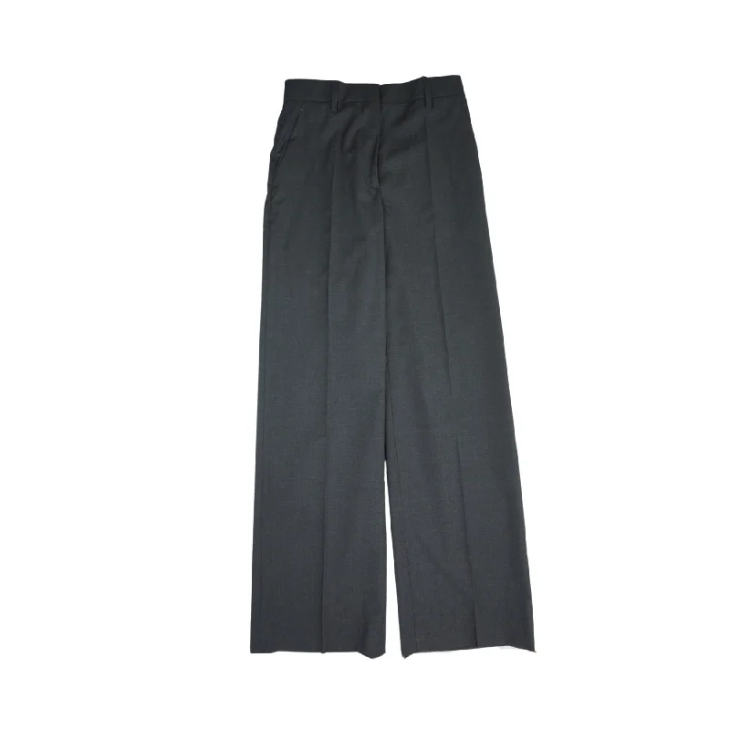 Prada Trousers - Women's 36 Wide Leg Loose Fit Mid Waist