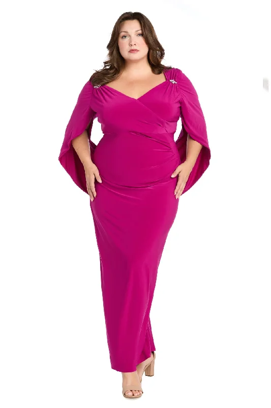 R&M Richards 5899W Long Formal Plus Size Dress