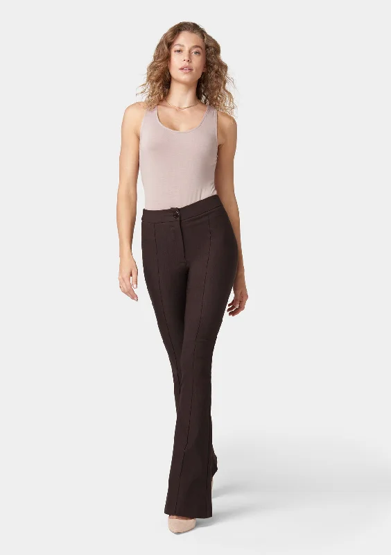 Tall High Waist Flare Dress Pants Trousers Polka Dot Cute