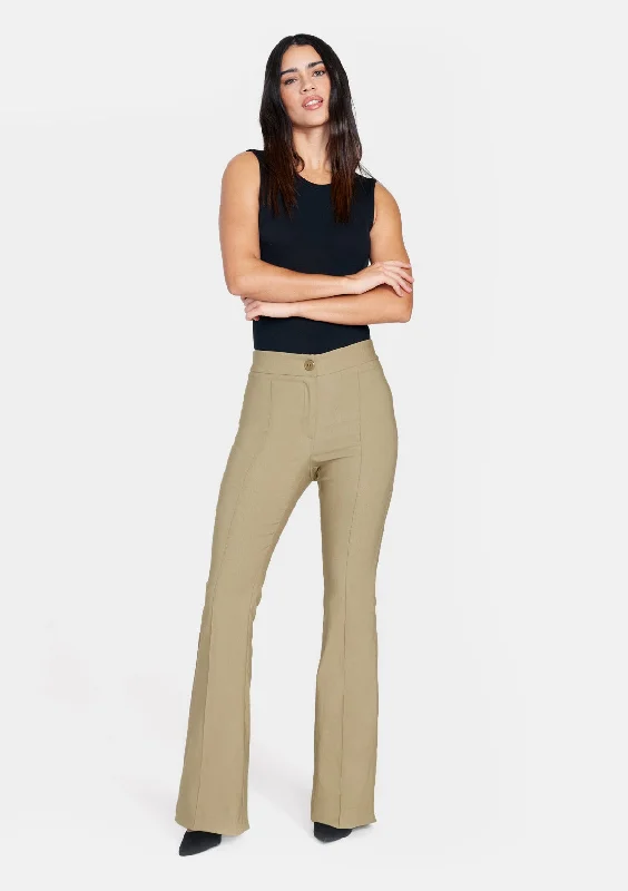 Tall High Waist Flare Dress Pants Trousers Occasion Special
