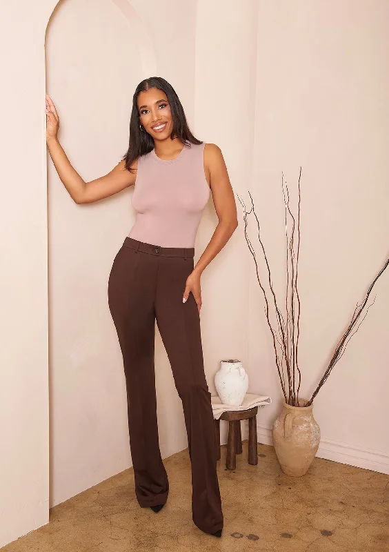 Tall Lia Flare Dress Pants Trousers Gym Athletic