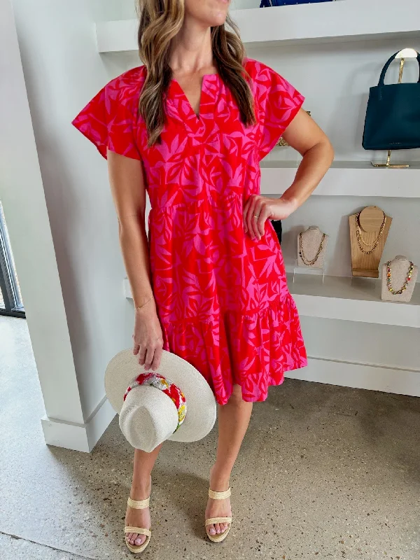 Tonal Jungle Robie Dress