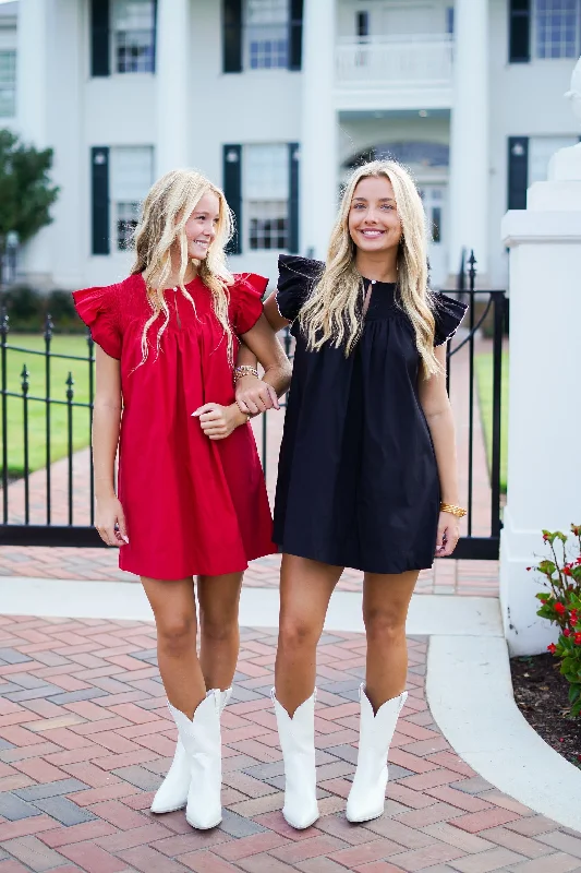 Winslow Dress - Deep Cherry