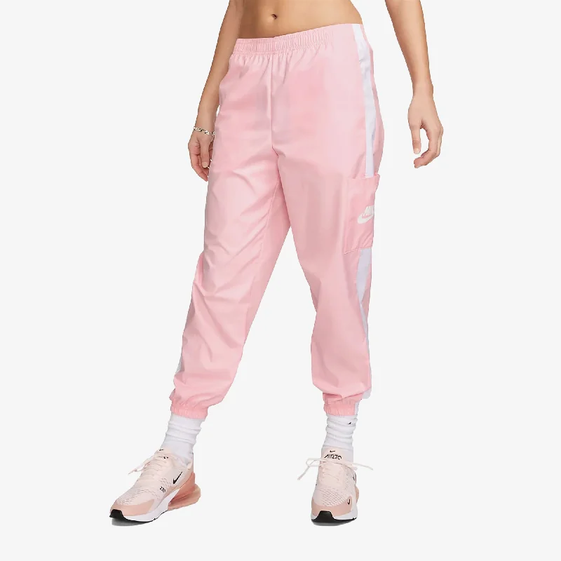 Nike | WMN'S WOVEN TROUSERS JOGGERS  { PINK Trousers Lace Delicate