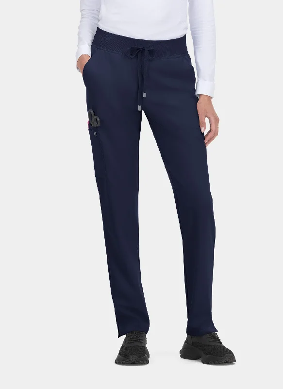 Koi Cureology Atria Scrub Trousers - Navy Trousers Culottes Wide Leg