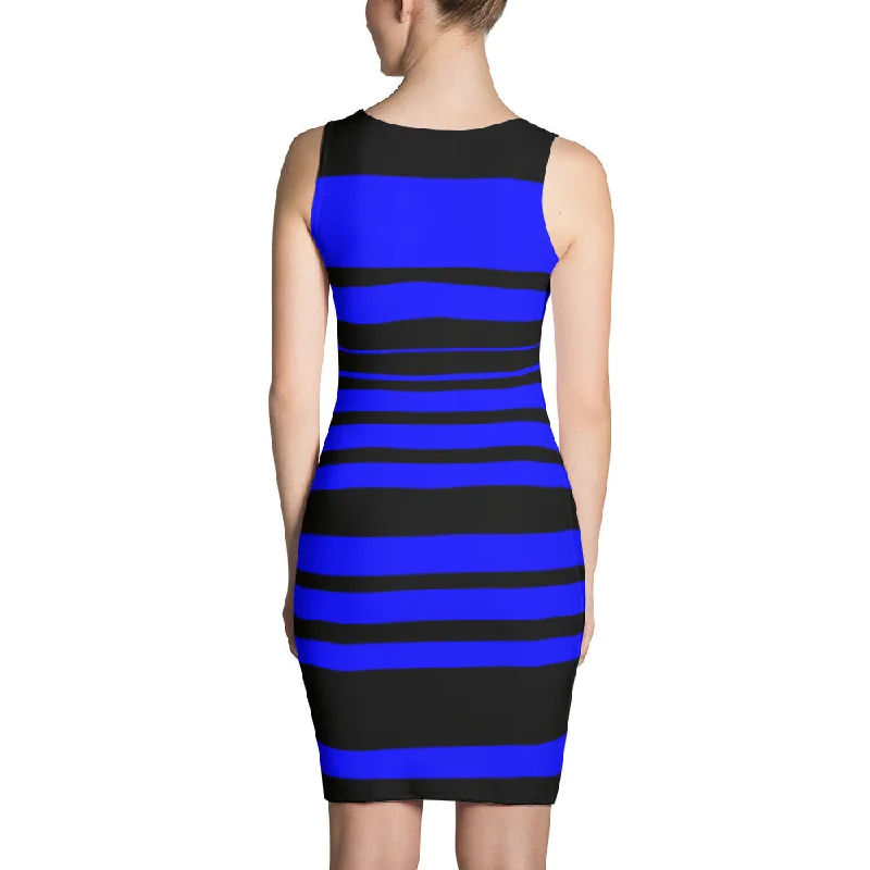 Black and Blue Dress