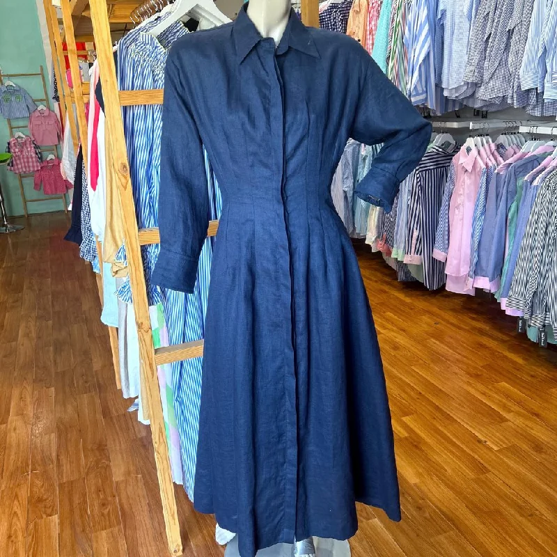 Emma Dress - Navy