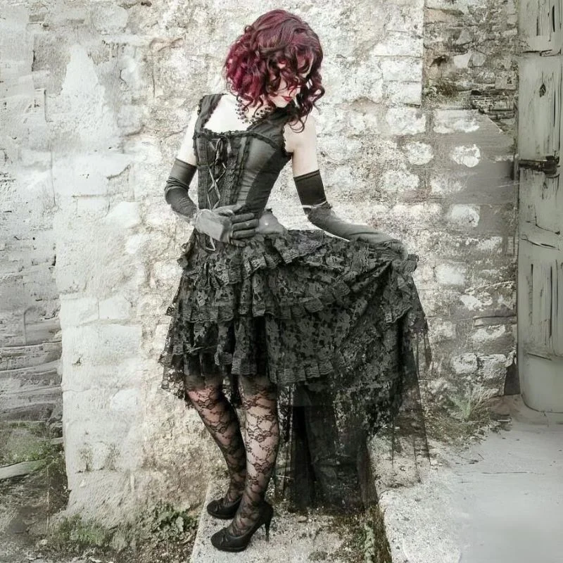 Steampunk cocktail dress
