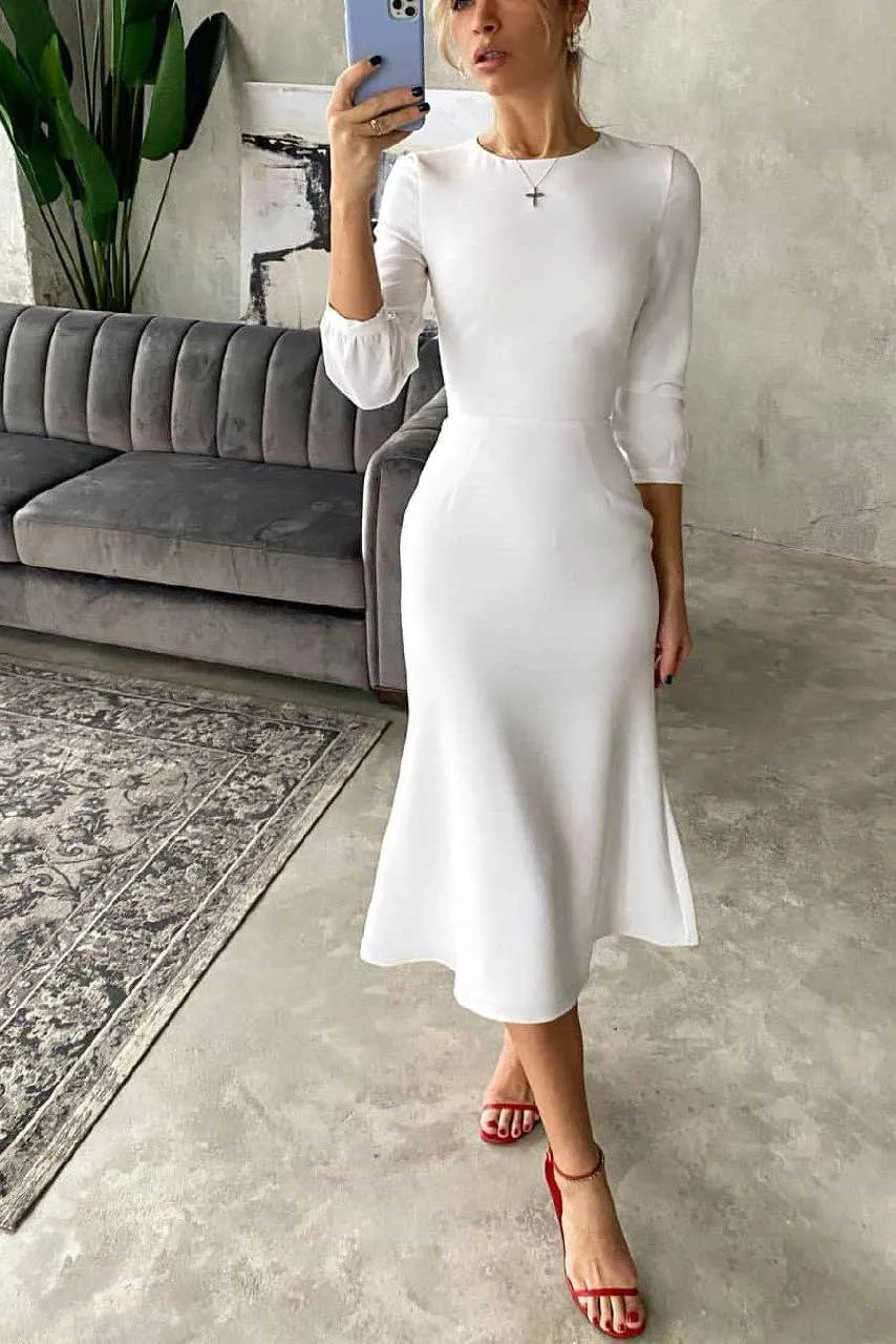 Viscose Fitted Dress