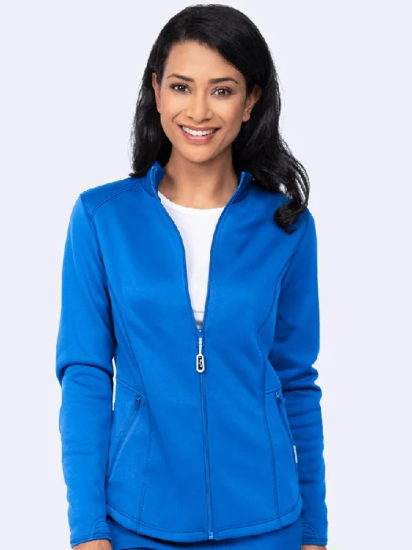 Ava Therese Women's Bonded Fleece Jacket | Royal Mesh Jacket Canvas Jacket Denim Jacket
