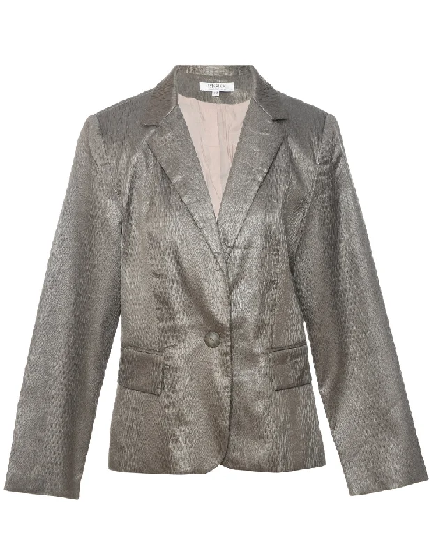 Beige Evening Jacket - M Trench Coat Raincoat Waterproof Jacket