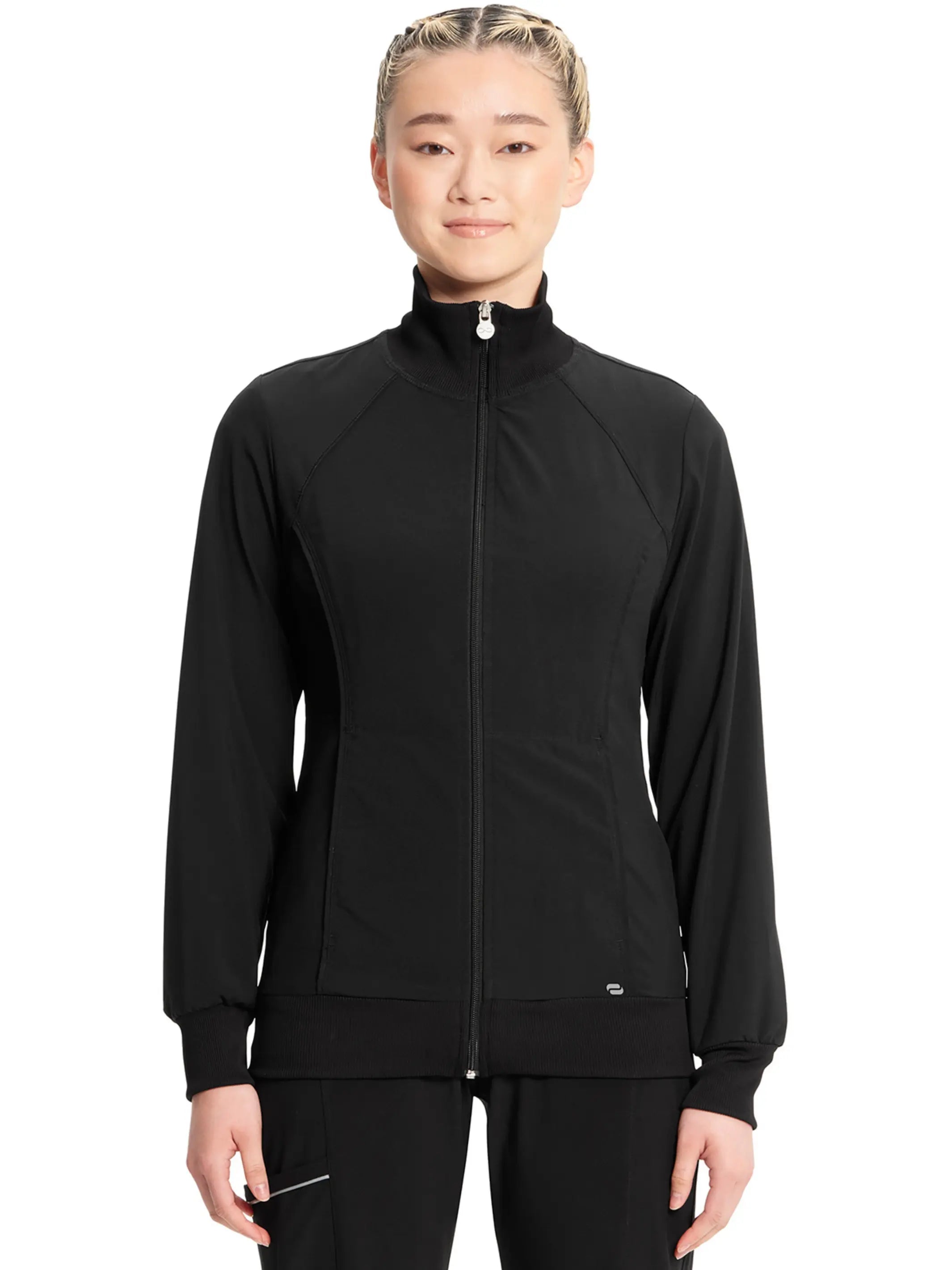 Infinity Women's Antimicrobial Warm Up Jacket | Black Fleece Jacket Down Jacket Parka Infinity Women's Antimicrobial Warm Up Jacket | Black Fleece Jacket Down Jacket Parka
