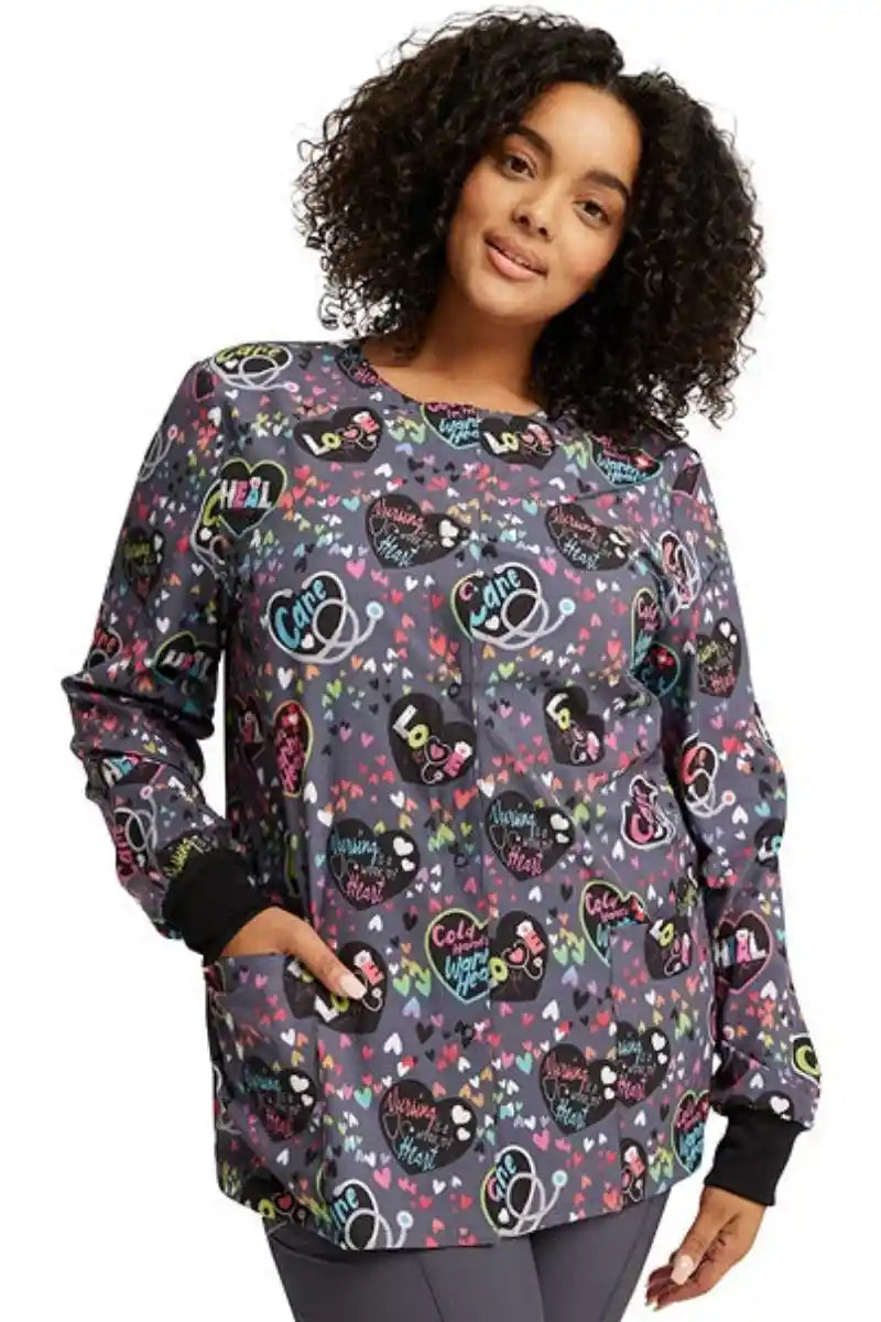 Cherokee Women's Print Snap Front Jacket | Work Of Heart Hooded Jacket Caped Jacket Shawl Collar Jacket Cherokee Women's Print Snap Front Jacket | Work Of Heart Hooded Jacket Caped Jacket Shawl Collar Jacket