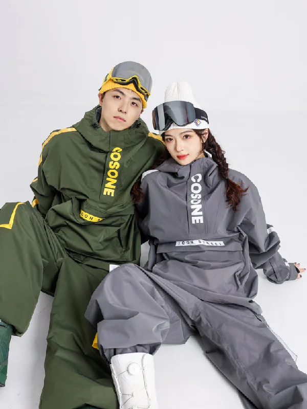 Cosone Westland Insulated Snow Jacket - Unisex Boat Neck Shawl Collar Notched Collar Cosone Westland Insulated Snow Jacket - Unisex Boat Neck Shawl Collar Notched Collar