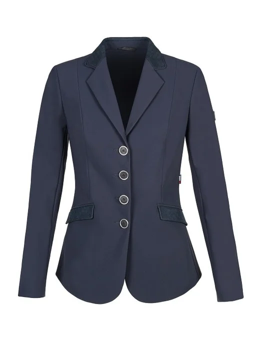 Equiline Florence Womens Competition Jacket - Navy IT 36 / IT 38 Fleece Fabric Down Fabric Feather Fabric