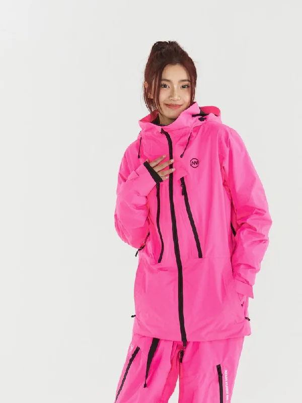 NANDN Ridge Shell Ski Jacket - Women's One-Shoulder Jacket Off-the-Shoulder Jacket Asymmetrical Jacket NANDN Ridge Shell Ski Jacket - Women's One-Shoulder Jacket Off-the-Shoulder Jacket Asymmetrical Jacket