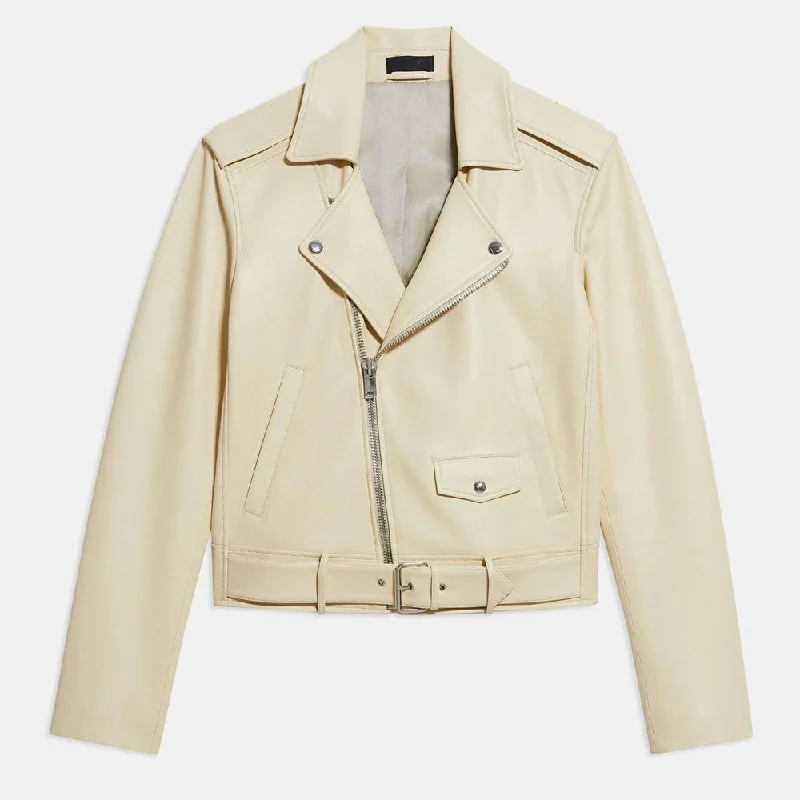 off white women's lambskin leather biker jacket Wool Jacket Cashmere Jacket Tweed Jacket off white women's lambskin leather biker jacket Wool Jacket Cashmere Jacket Tweed Jacket