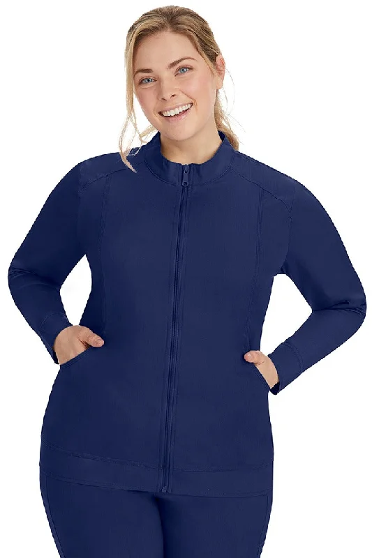 Purple Label Women's Dakota Zip Up Scrub Jacket | Navy Hoodie Zip-Up Jacket Button-Up Jacket