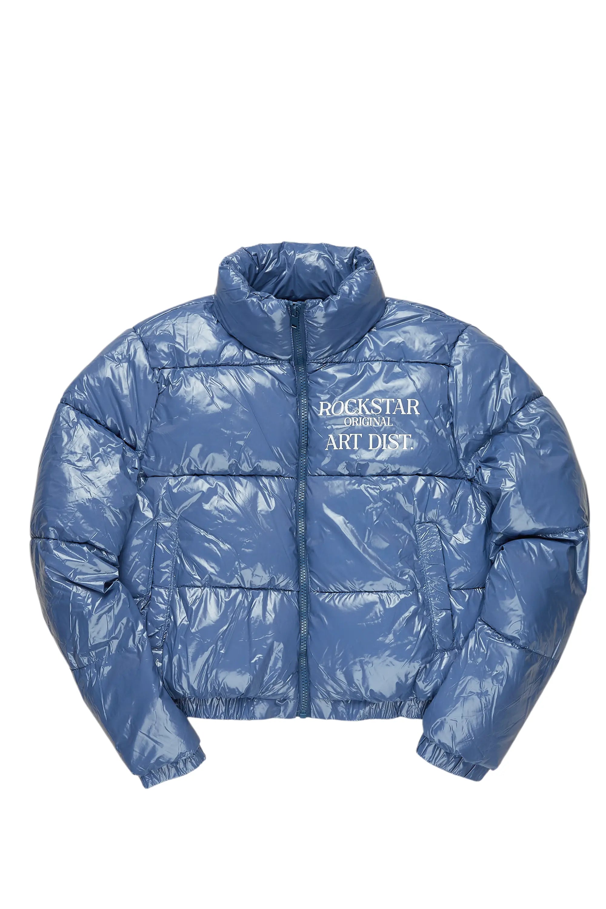 Chakelia Blue Puffer Jacket