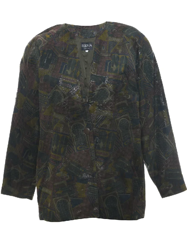Siena Suede Jacket - M Faux Fur Jacket Real Fur Jacket Shearling Jacket