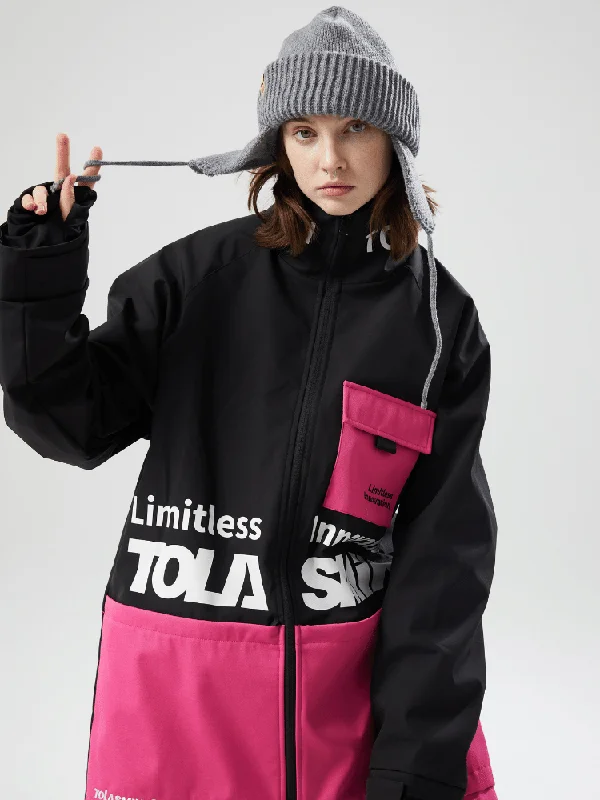 Tolasmik Premium Adventure Collar Jacket - Women's Striped Jacket Polka Dot Jacket Floral Jacket