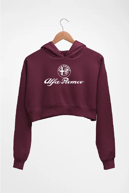 Alfa Romeo Crop HOODIE FOR WOMEN