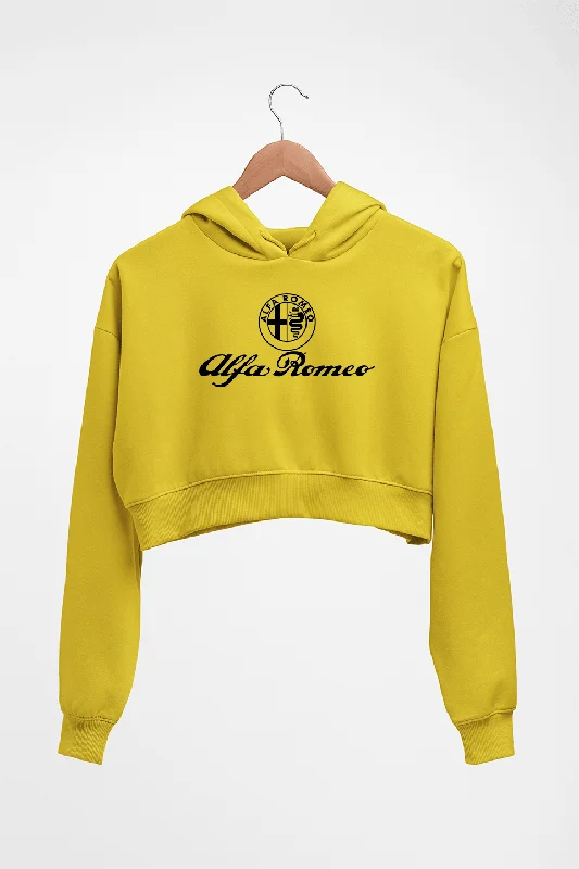 Alfa Romeo Crop HOODIE FOR WOMEN